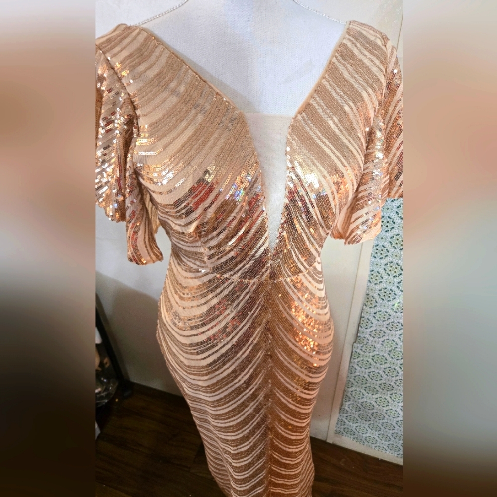 Maxi glitter dress - Picture 1 of 4
